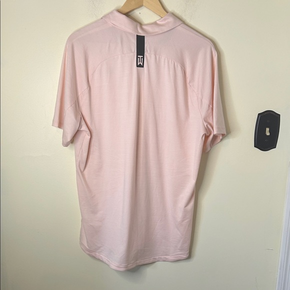 Nike Tiger Woods Golf Collection Men's Pink Polo Shirt Dry Fit Size M - Picture 5 of 8